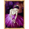 coloring by numbers sexy women ballerine diy oil painting on canvas for home decor GX7353