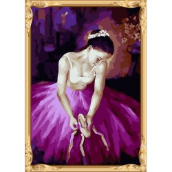 färbung von Zahlen sexy frauen ballerina diy Ölbild auf leinwand für wohnkultur gx7353