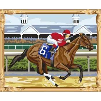 coloring by numbers running horse canvas oil painting for home decor GX7350