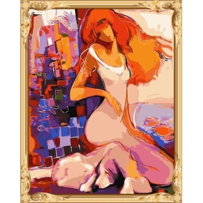 beautiful girl sexy women nude painting by numbers GX7476
