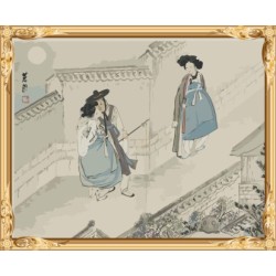 kunst lieferanten acryl diy malen nach zahlen chinesische malerei für wohnkultur gx7563