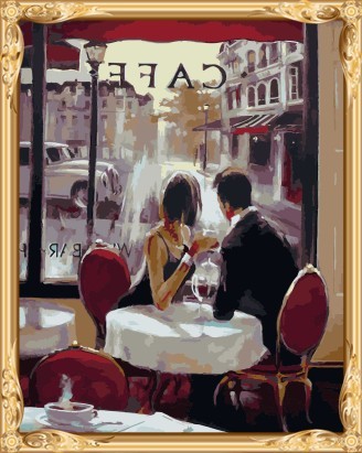 wall art lover women and man diy digital oil painting for home decor GX7568