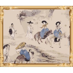 abstrakte kunst wand diy malen nach zahlen chinesische malerei für wohnkultur gx7561