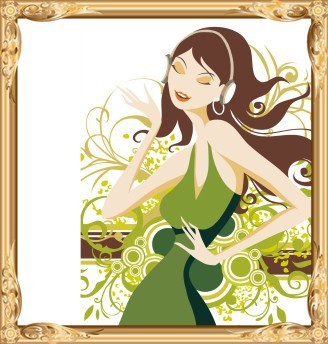 sexy girl oil painting color by numbers for home decor GX7588