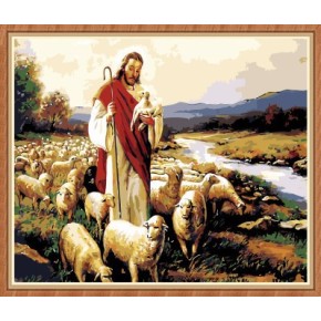 paintboy Jesus Ölfarbe durch die anzahl für wohnkultur gx7781