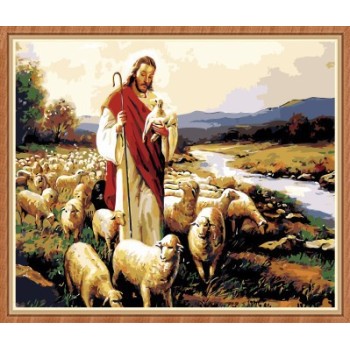 paintboy Jesus oil paint by number for home decor GX7781