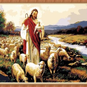 paintboy Jesus oil paint by number for home decor GX7781