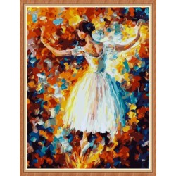 Paintboy abstrakte ballerina Bild von Zahlen für wand-kunst gx7804