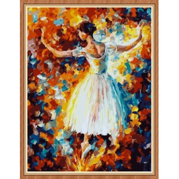 paintboy abstract ballerine picture by numbers for wall art GX7804