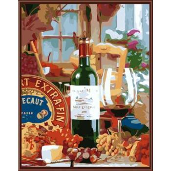nature landscape coloring by numbers kit handmaded painting still life design GX6525