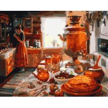 canvas painting by numbers GX6561still life kitchen design
