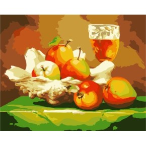 malen nach zahlen auf leinwand stillleben obst bild gx7190