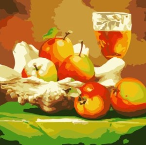 paint by numbers on canvas still life fruit picture GX7190