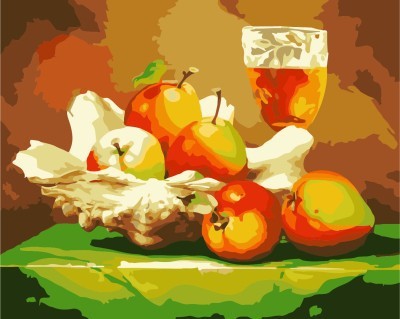 paint by numbers on canvas still life fruit picture GX7190