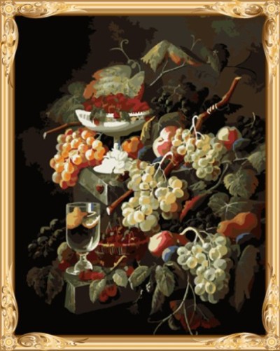 GX7394 hot photo still life paint by numbers on canvas for home decor