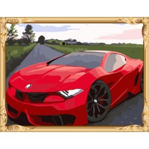 berühmte auto foto leinwand Öl malen nach zahlen für wholeasles gx7295