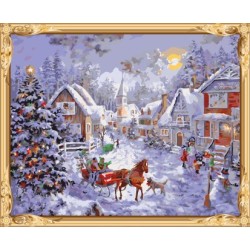 Gx7429 weihnachts-design diy Öl malen nach zahlen
