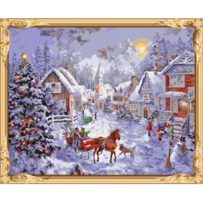 Gx7429 navidad diseño diy pintura al óleo by números