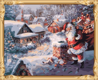GX7430 christmas gift set diy oil painting by numbers