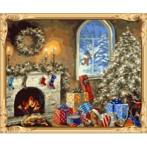 gx7431 weihnachten heiße foto diy Öl malen nach zahlen