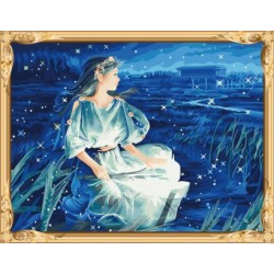 Gx7439 constellation-baureihe Anzahl malerei handgefertigte Ölgemälde für wohnkultur