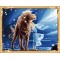 GX7444 constellation series Leo digital handmade oil painting for home decor