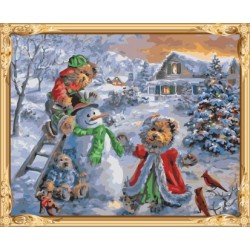 Gx7422 christams design diy Öl malen nach zahlen für art geschenk-set