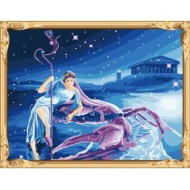 GX7441 constellation series Cancer digital handmade oil painting for home decor