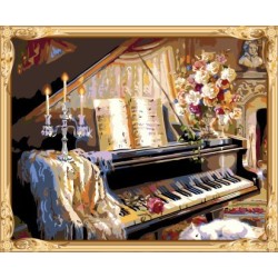 stillleben Klavier paintworks malen nach zahlen für erwachsene gx7553