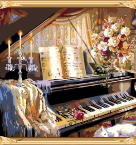 stillleben Klavier paintworks malen nach zahlen für erwachsene gx7553