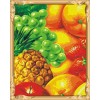 GX 7641 still life fruit canvas oil painted by numbers