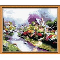 Número de pintura al óleo, Diy pintura al óleo por números, Pintura al óleo del paisaje, Pintura al óleo moderna