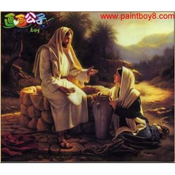 Diy pintura al óleo por números, Pintura al óleo del paisaje, Pintura al óleo moderna de cuadro de imagen caliente