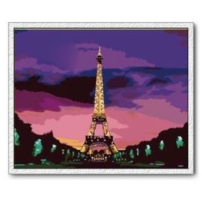 Diy Öl malen nach zahlen, landschaft Ölgemälde, moderne Ölgemälde, paris bild malerei