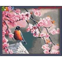 Best price Diy oil paint by numbers G041 flower and bird design painting jia cai tian yan brand