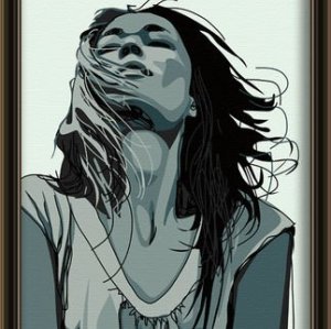 Diy oil painting by numbers nude girl art picture