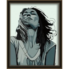 diy Öl malen nach zahlen nude mädchen kunst bild