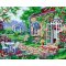 G187 garden landscape painting on canvas Diy oil Paint by numbers