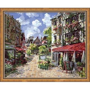 Diy Öl malen nach zahlen g042 Stadtlandschaft acryl-malerei auf leinwand jia cai tian yan wholeasles