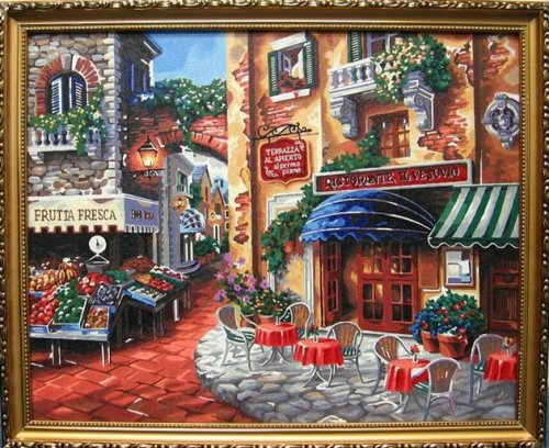 Diy oil Paint by numbers canvas oil painting