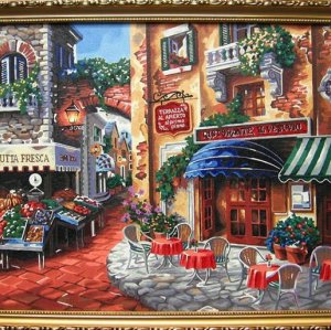 Diy oil Paint by numbers canvas oil painting