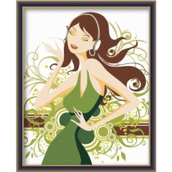 diy Öl malen nach zahlen g001 frauen bild acrylmalerei jia cai tian yan