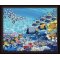 Diy oil painting by digital seascape fish picture oil painting by numbers