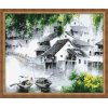 Good quality Diy oil Paint by numbers G104 town landscape chinese town picture