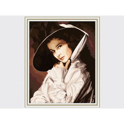 GT166 women photo pictures painting on canvas New style Paint by numbers