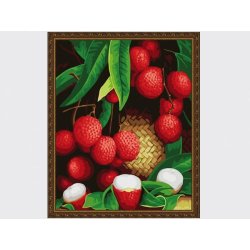 gute qualität diy Öl malen nach zahlen g246 obst design leinwand Ölgemälde