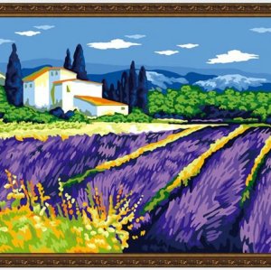 G247 flower naturel landscape canvas oil paintings New style Paint by numbers