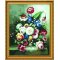 G138 flower design with vase painting on canva New style Paint by numbers