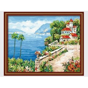 gute qualität diy Öl malen nach zahlen g141 seascape malerei auf leinwand