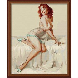 Ventas al por mayor pintura por números mujeres sexy foto de la lona pintura al óleo por números